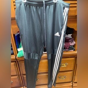 Grey Adidas Sweatpants.